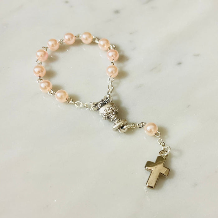 Rosary Diecina - Pearl Chalice Symbol