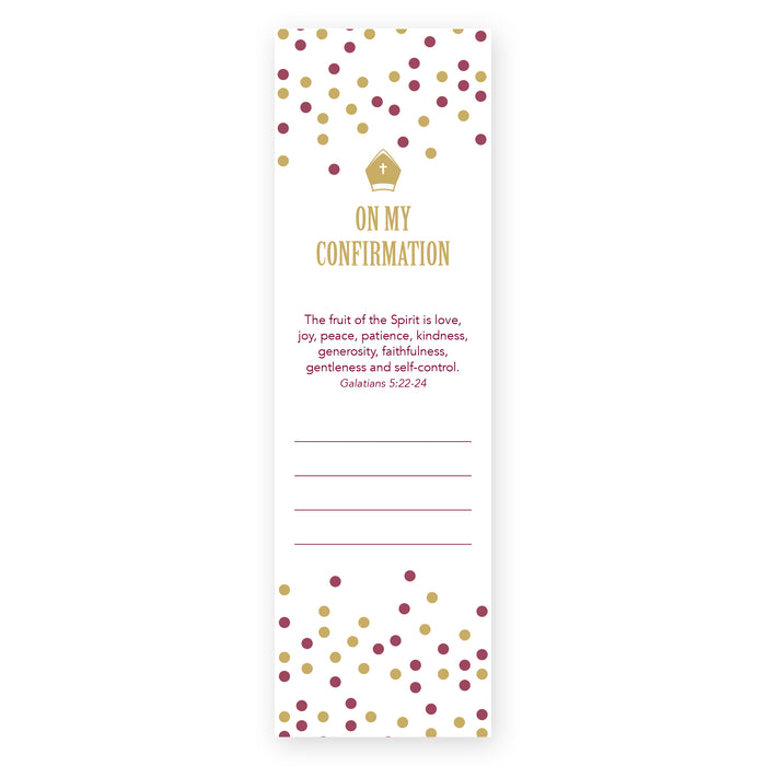 Bookmarks Fill-in - Confirmation - Spots Wine