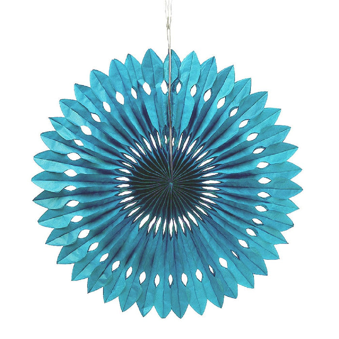 Paper Pinwheel Decoration - Light Blue