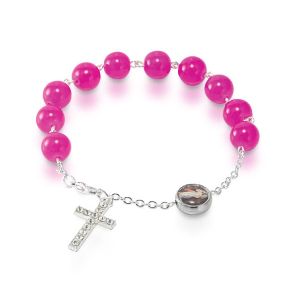 Rosary Bracelet - Glass Beads