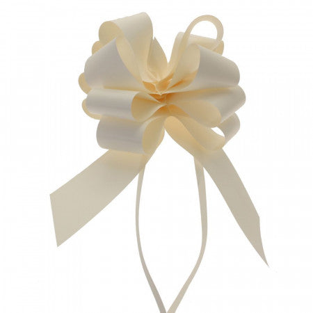Ivory 25mm Organza Pull Bow