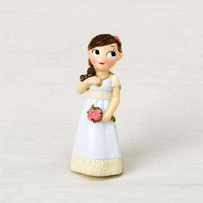 Communion Girl with Patterned Trim Magnet