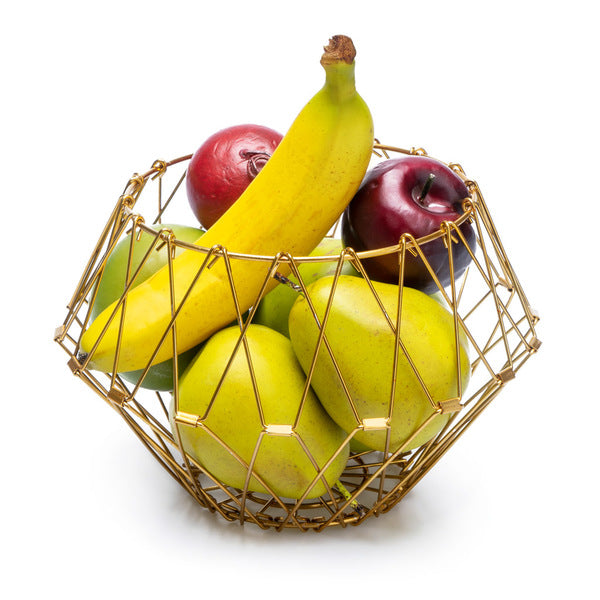 Fruit Basket - Multi Form - Vintage Gold
