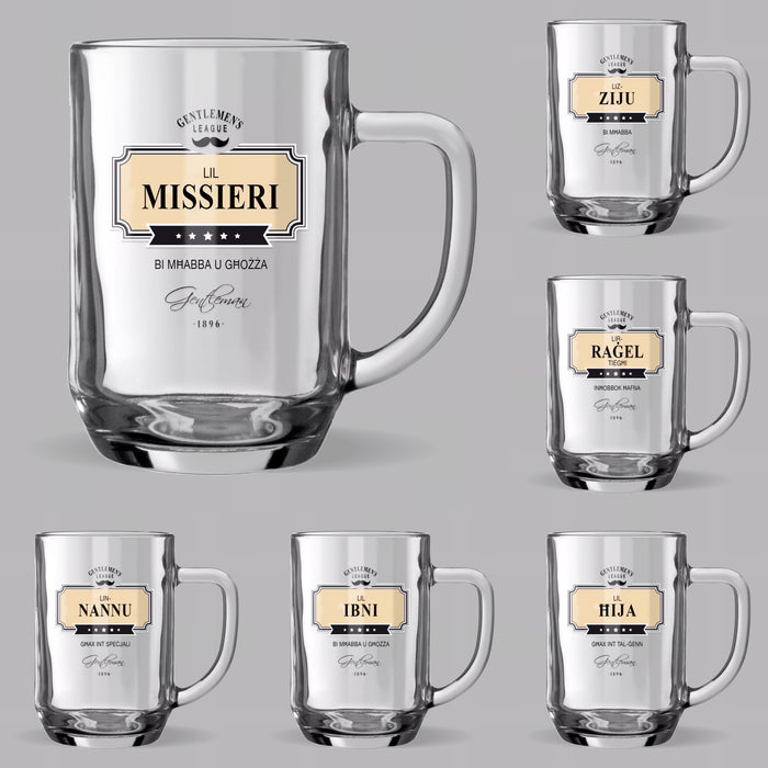 Beer Glass - Maltese Titles