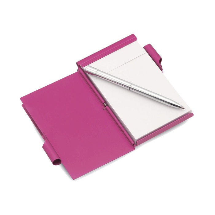 Aluminium Notebook and Pen Set - Red