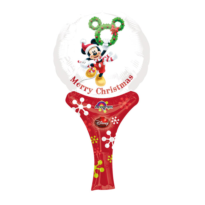 Balloon - Handheld - Mickey Mouse Christmas 12''