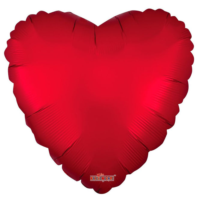 Balloon Foil Heart Shape - Solid Matte - Red 18''