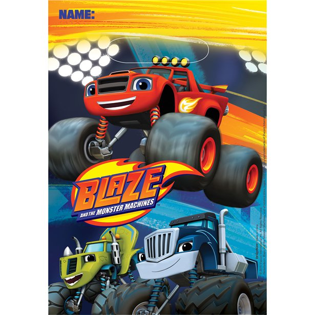 Blaze And The Monster Machines Party Bags