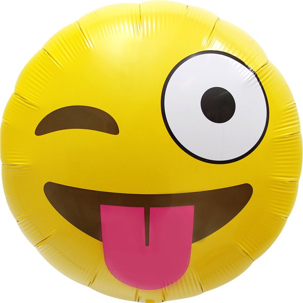 Emoji Winking Balloon