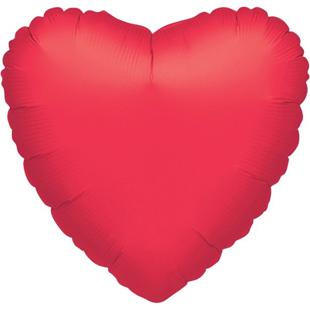 Metallic Red Heart Balloon - 32" Foil