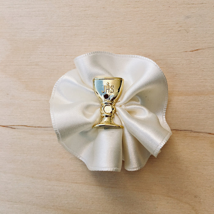Domna for Boys - Ivory with Gold Chalice