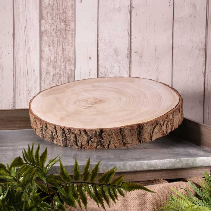 Wood Log Slice - 33-37cm