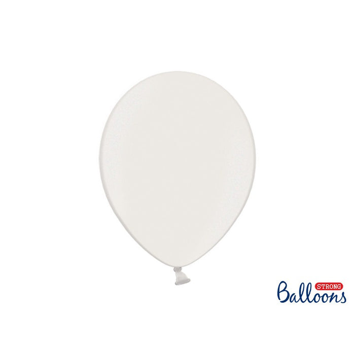Balloon Latex Metallic - White 30cm