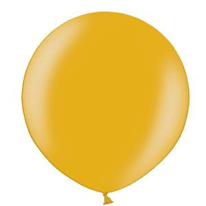 Large Latex Balloon - Glamorous Gold 24" - 3pk