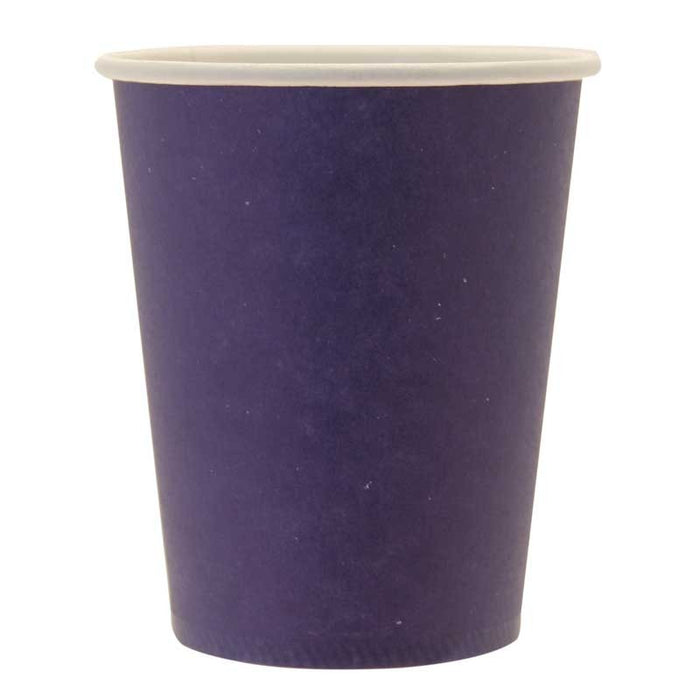 Paper Cups - Dark Blue - 265ml (8pk)