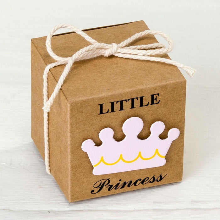 Kraft Box - Little Princess - 5x5x5cm