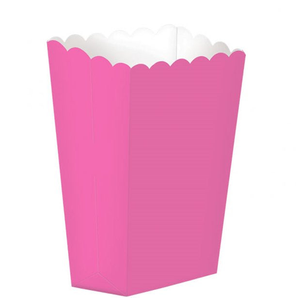 Popcorn Boxes - Small - Hot Pink 5pk
