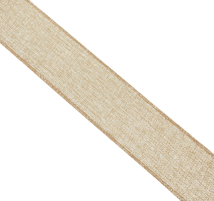 Natural Burlap Ribbon - 7cm Sold by the metre