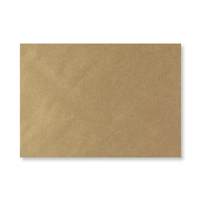 Envelope - Brown Ribbed Kraft - TR - 133x184mm