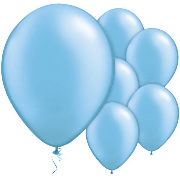 Balloon Latex Pearl - Azure Blue 11''
