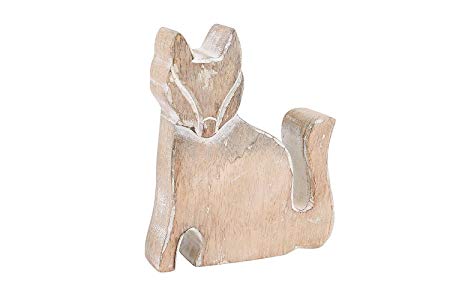 Carved Wooden Fox