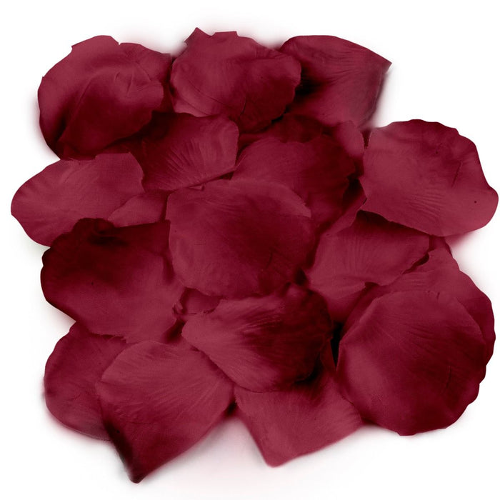 Burgundy Rose Petals Bag 144pcs