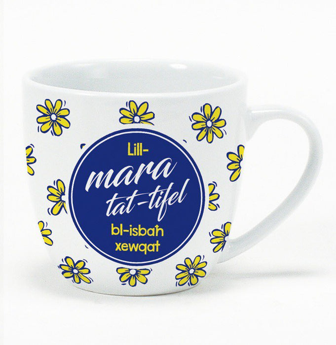 Mug - Yellow Flowers - Lill-Mara tat-Tifel