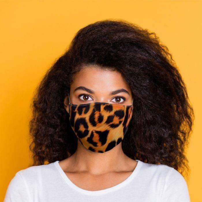 Adult Hygienic Mask - Leopard Print