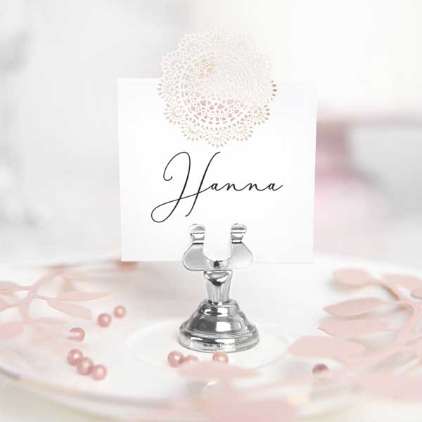 Place Card Holder - Silver