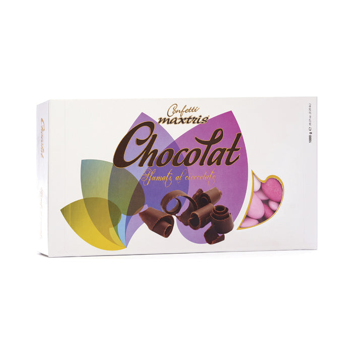 Dark Chocolate Dragees - Pink Shades - 1kg