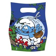 The Smurfs Party Plastic Party Bags