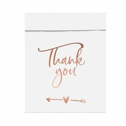 Paper treat bags - Thank you - 6pk