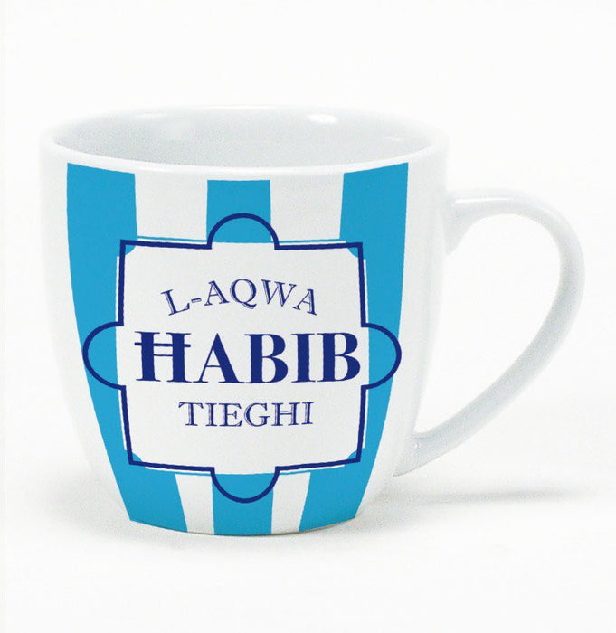 Mug - Blue Stripes - L-Aqwa Habib
