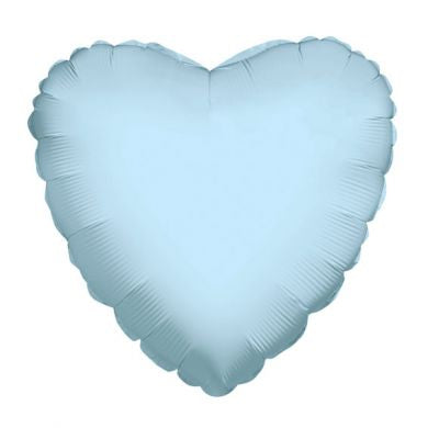 Balloon Foil Heart Shape - Light Blue 18''