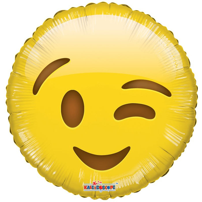 Emoji Smiley Wink Balloon