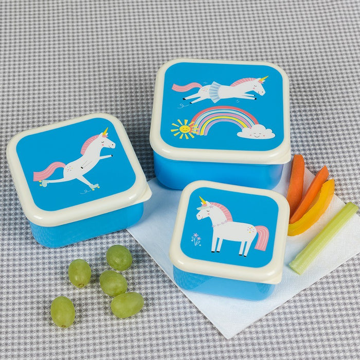 Magical Unicorn - Snack Boxes - Set Of 3