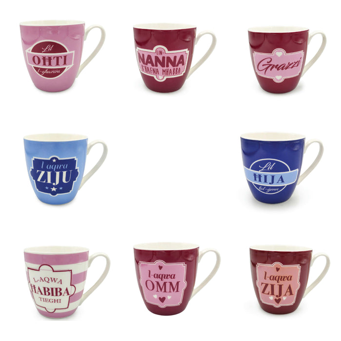 Printed Ceramic Mugs - Twister Collection