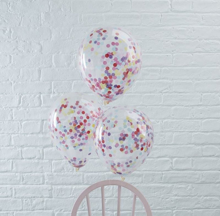Confetti Filled Balloons - Mixed Colours - Pick And Mix