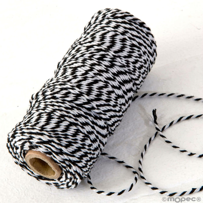 Baker's Twine - Black and White - 100mt