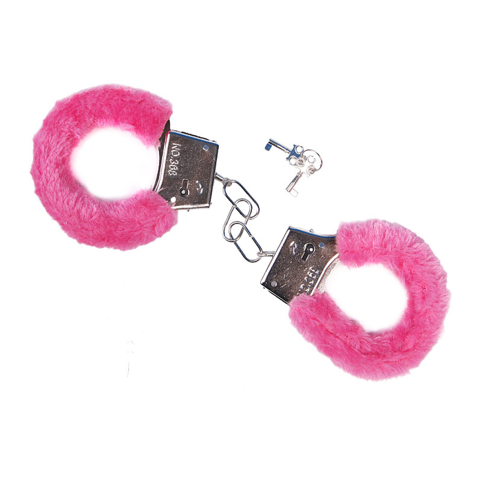 Handcuffs with fur, pink