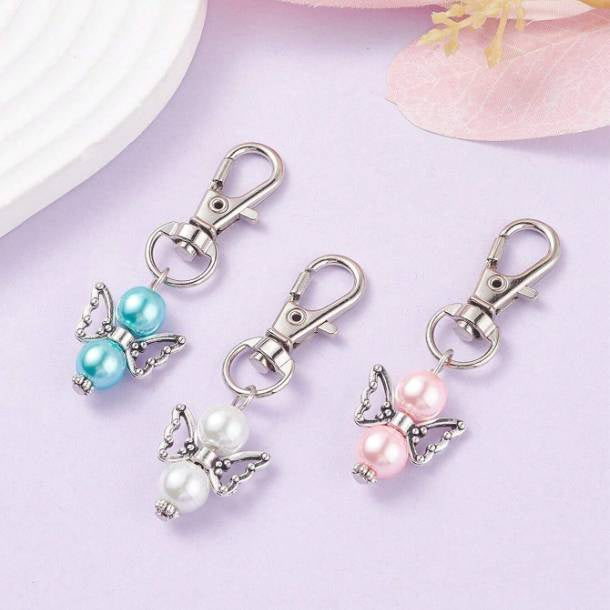 Pearl Angel Charms