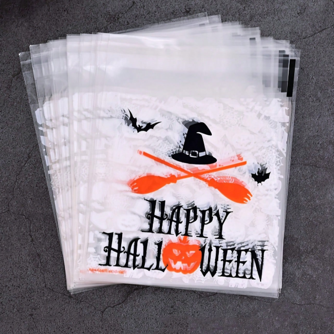 Self Adhesive Halloween Treat Bags
