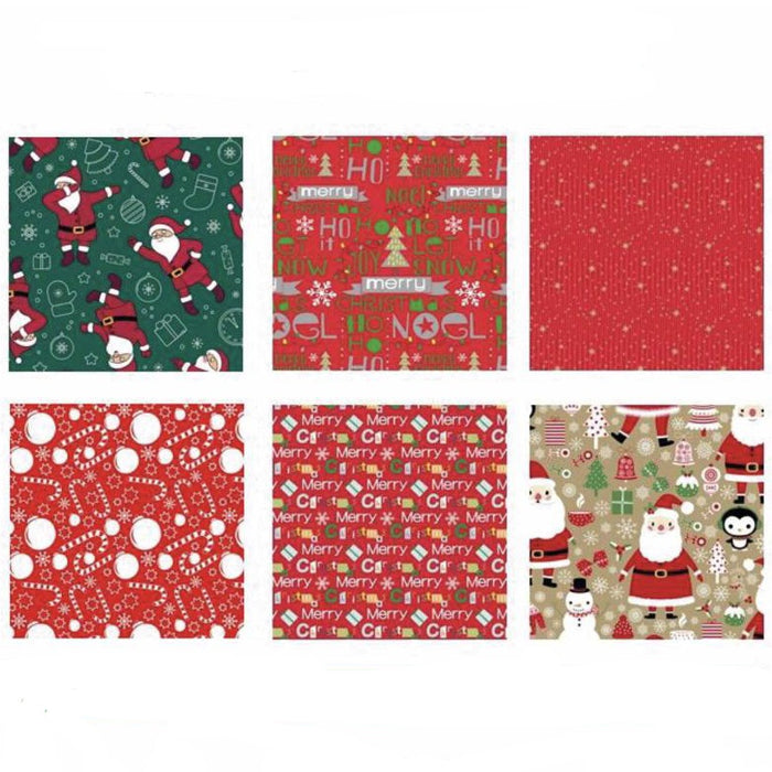 Christmas Wrapping Roll - 70cm x 2m - 6 designs