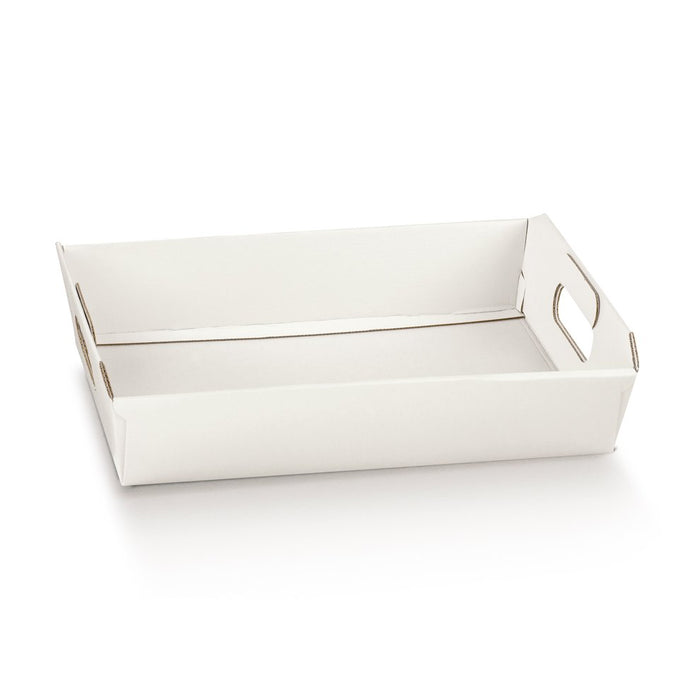 Tray - White Satin Fibre