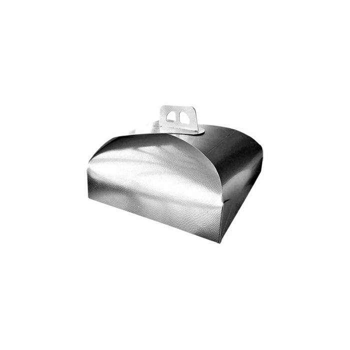 Cake Box with handle - 25x25cm - Silver
