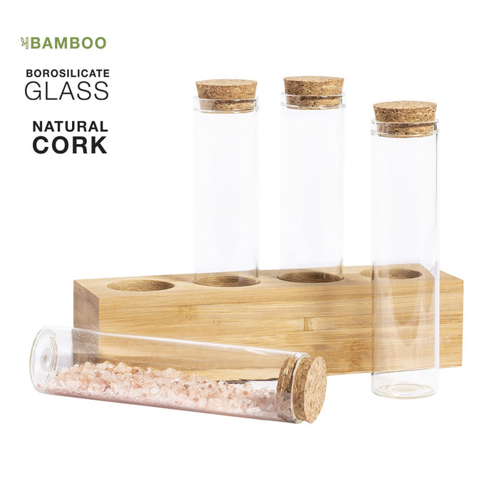 Glass Tube Set with base