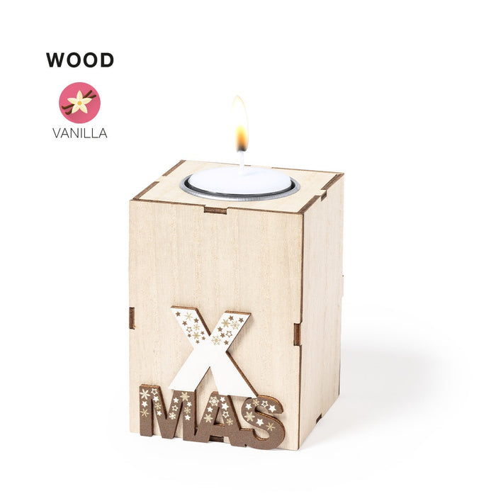 Christmas Aromatic Candle - Wooden