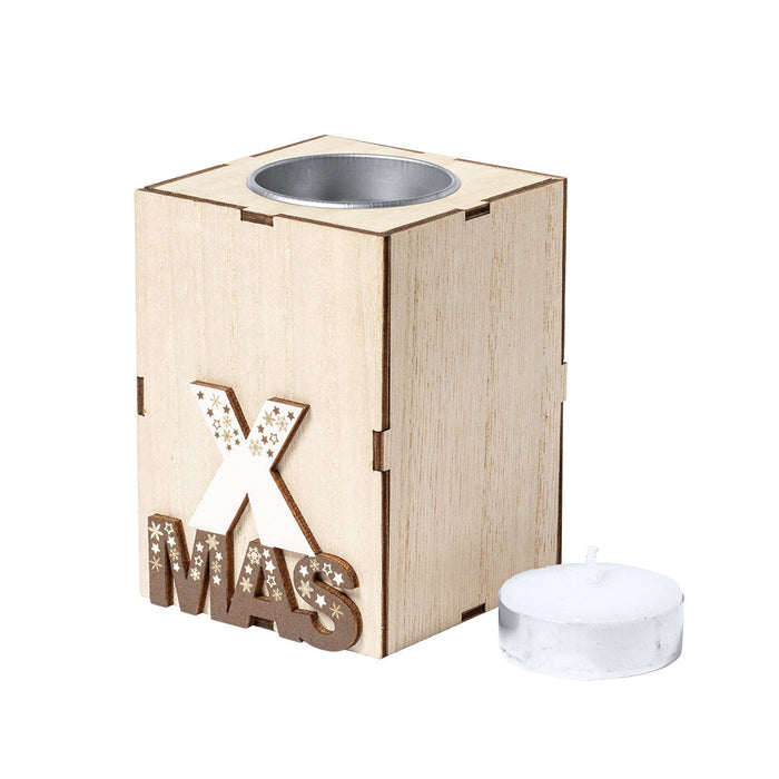 Christmas Aromatic Candle - Wooden