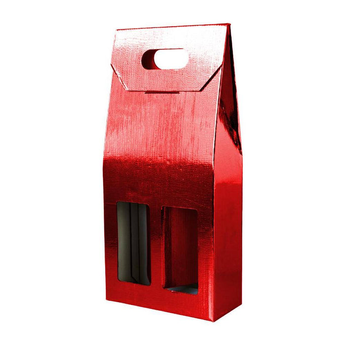 Gift Bag - Red Bottle Bag Double