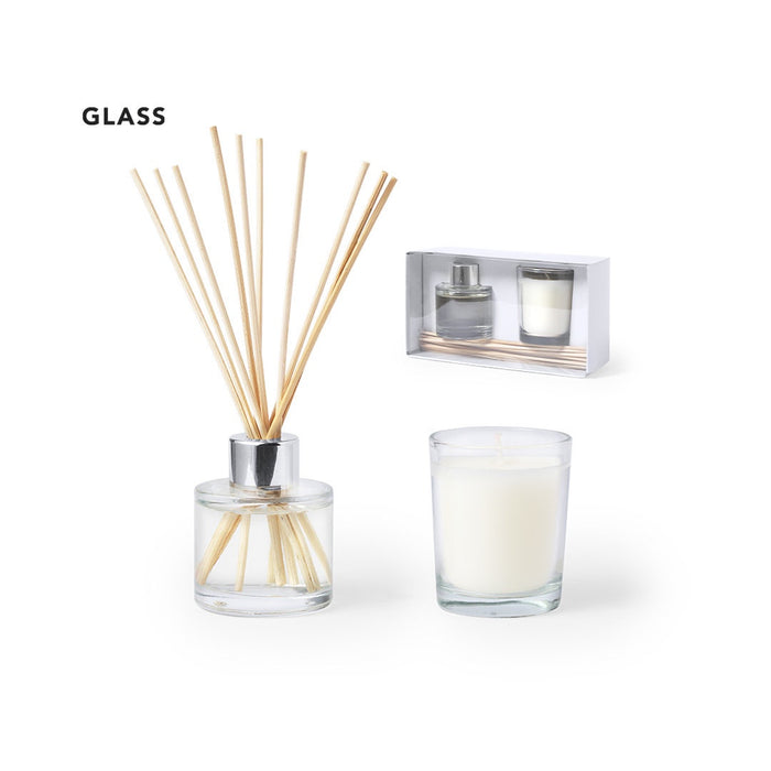 Aromatic Candle and Reed Diffuser Set